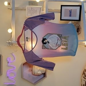 🦖Princess Leia Watercolor Baseball Tee